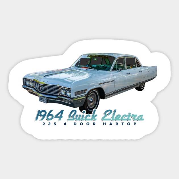 1964 Buick Electra 225 4 Door Hardtop Sticker by Gestalt Imagery